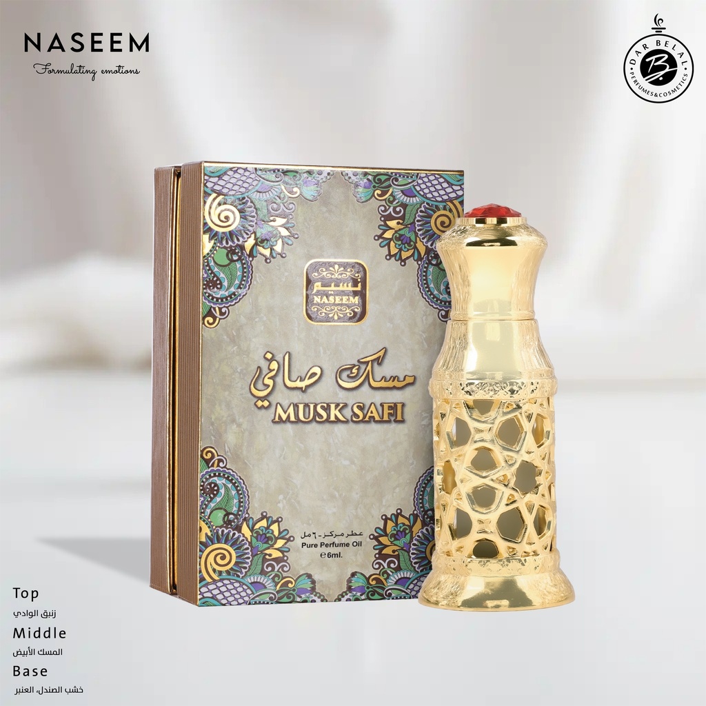 مسك صافي عطر زيتي ستيك  6 مل - نيش كولكشن من نسيم