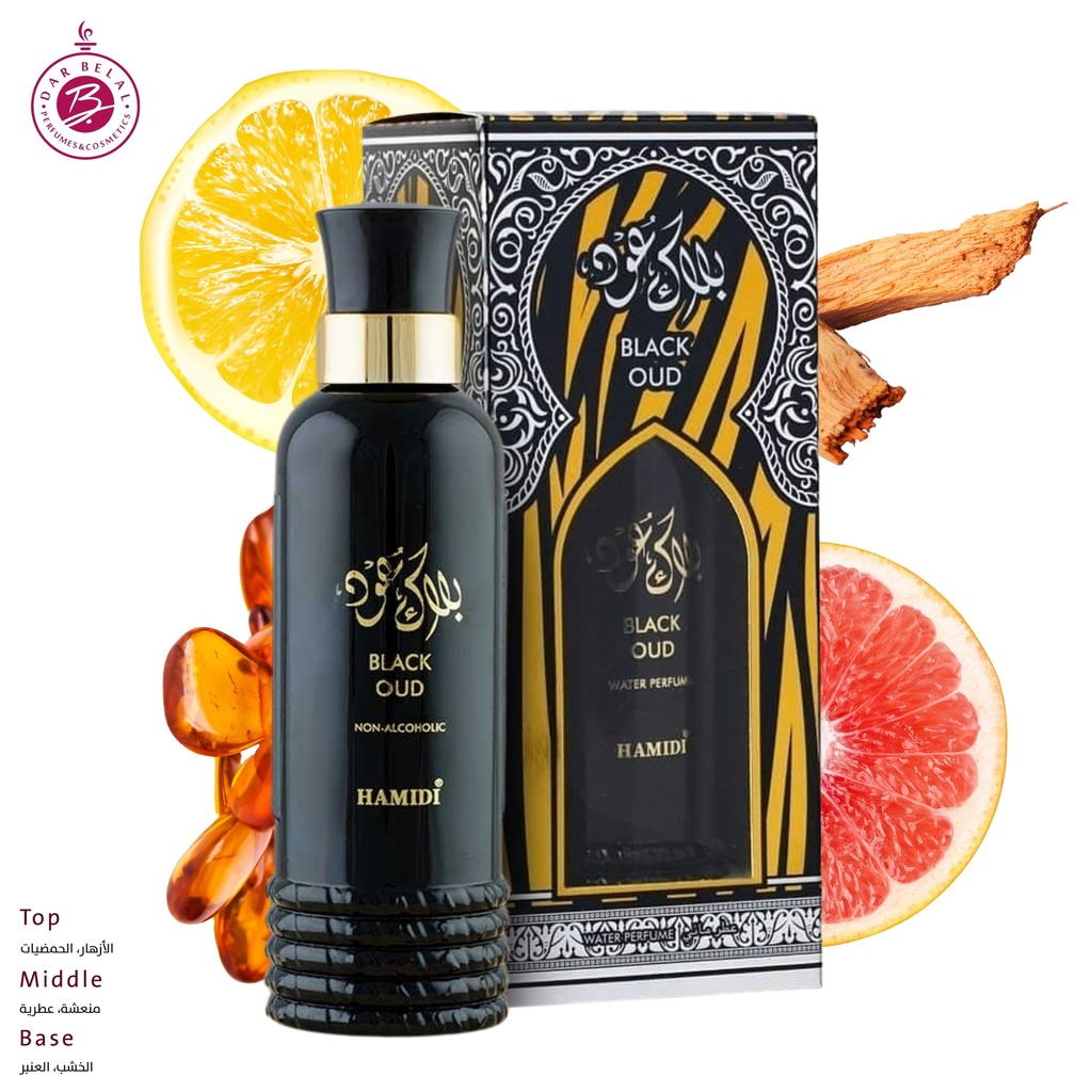 بلاك عود عطر بدون كحول  100 مل - كلرز كولكشن من حامدي