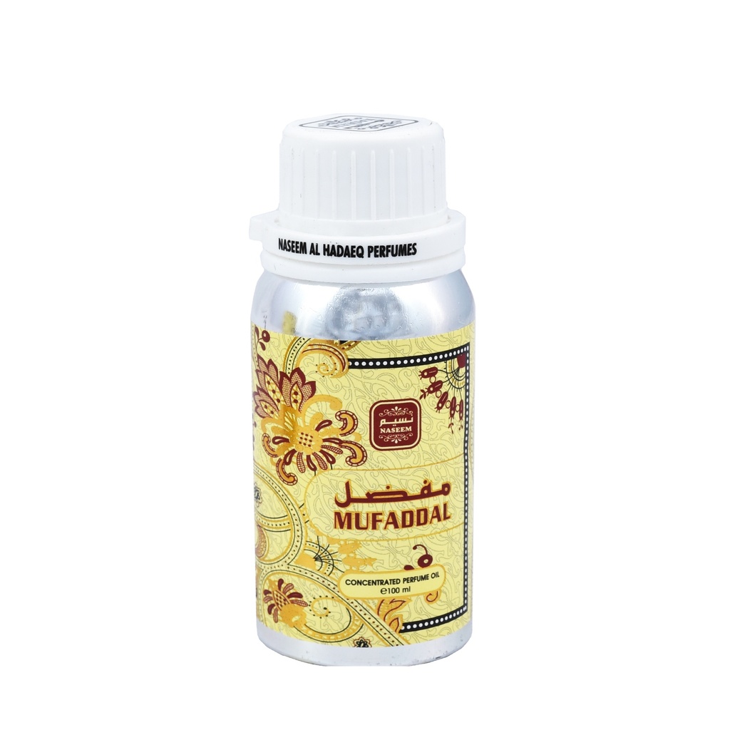 Mufaddal Oil Fragrance Aluminium Package  100 ML -  By Naseem