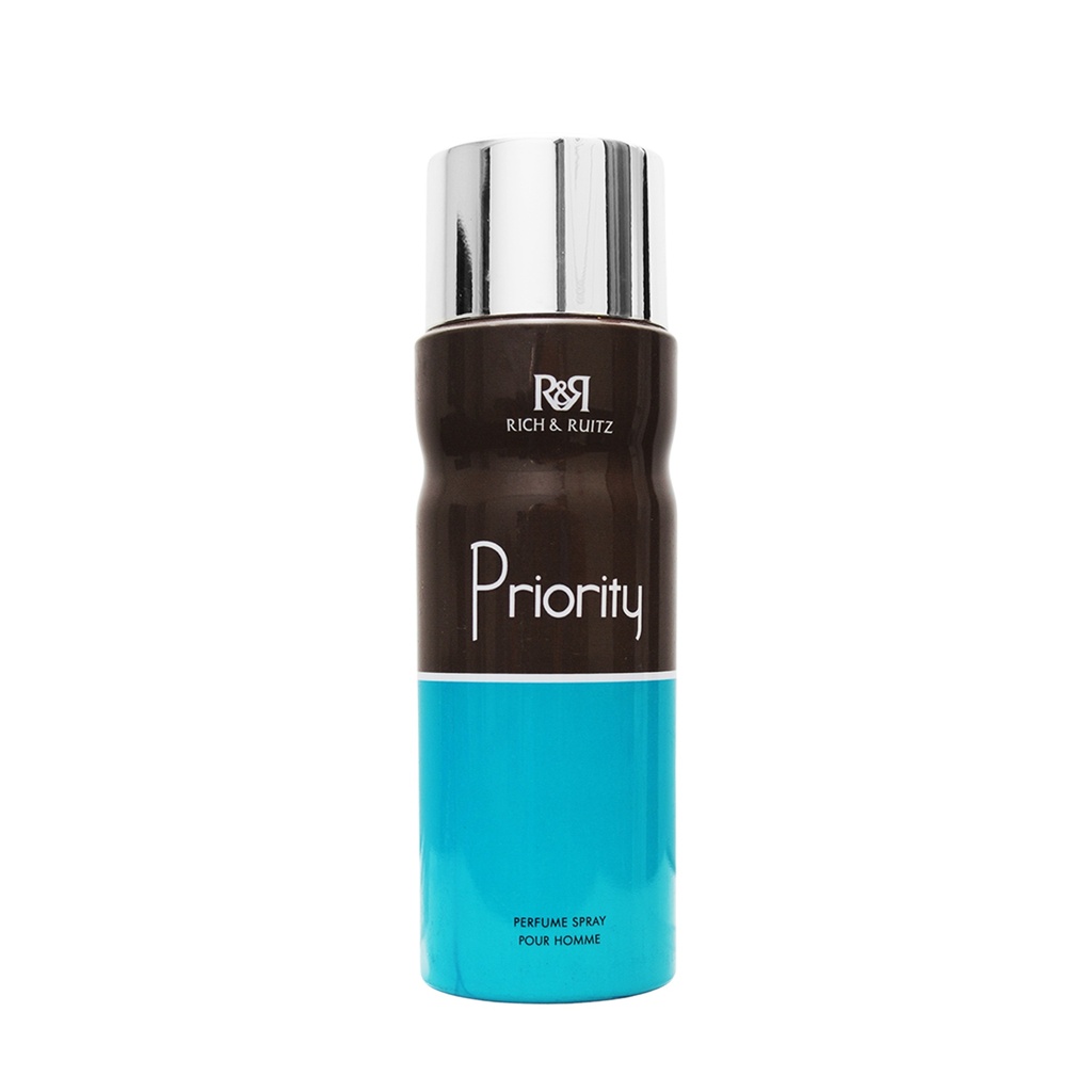 Priority Deodorant Perfumed Body Spray  200 ML -  By Rich & Ruitz