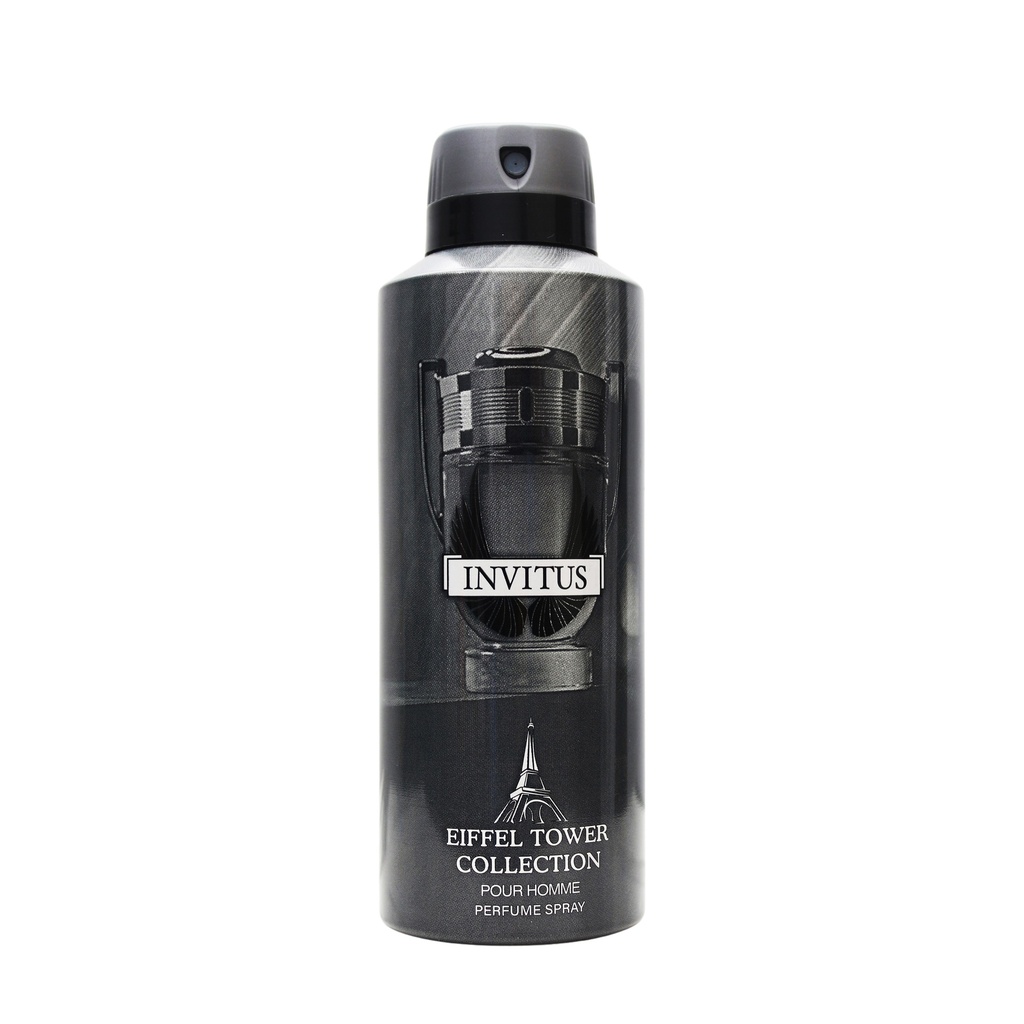 Invitus Deodorant Perfumed Body Spray  200 ML -  By Eiffel Tower