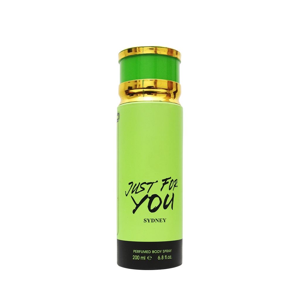 Sydney Deodorant Perfumed Body Spray  200 ML - Just for you By Armas