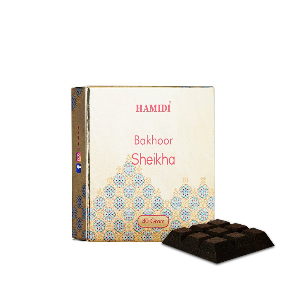 Sheikha Non Alcoholic Bakhoor Bar  40 GM - Chocolate Collection By Hamidi