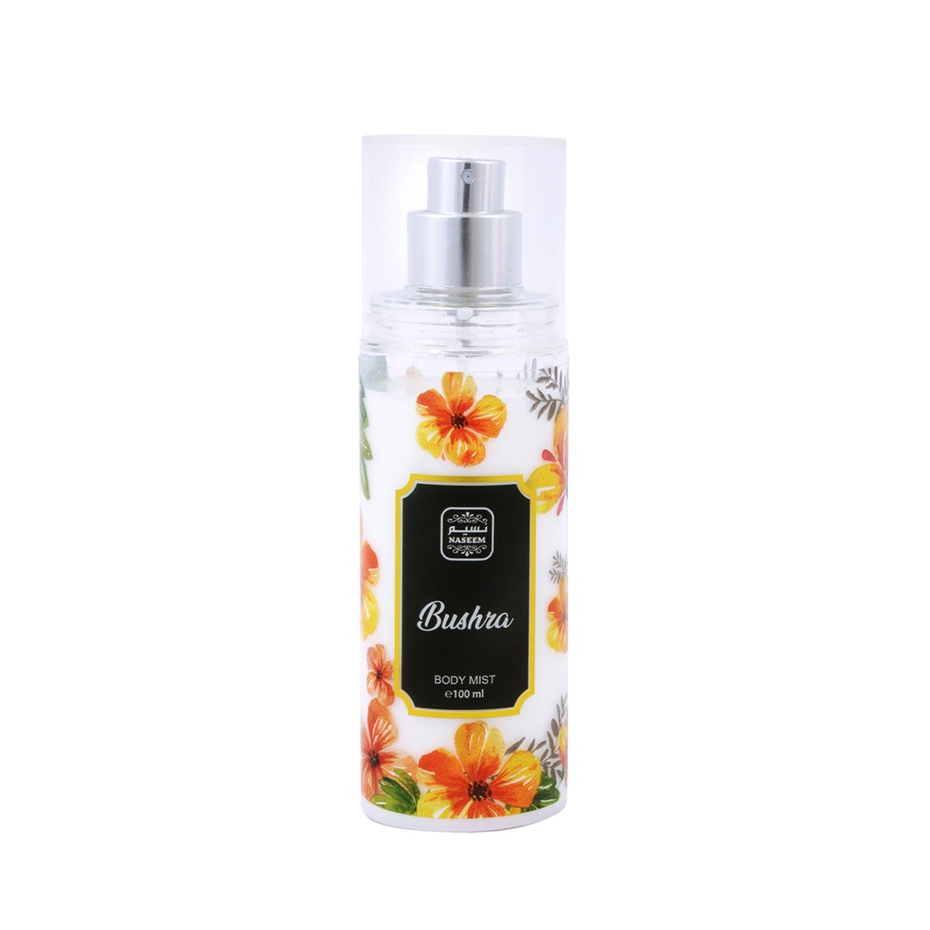 Bushra Non Alcoholic Body & Hair Mist  100 ML -  By Naseem