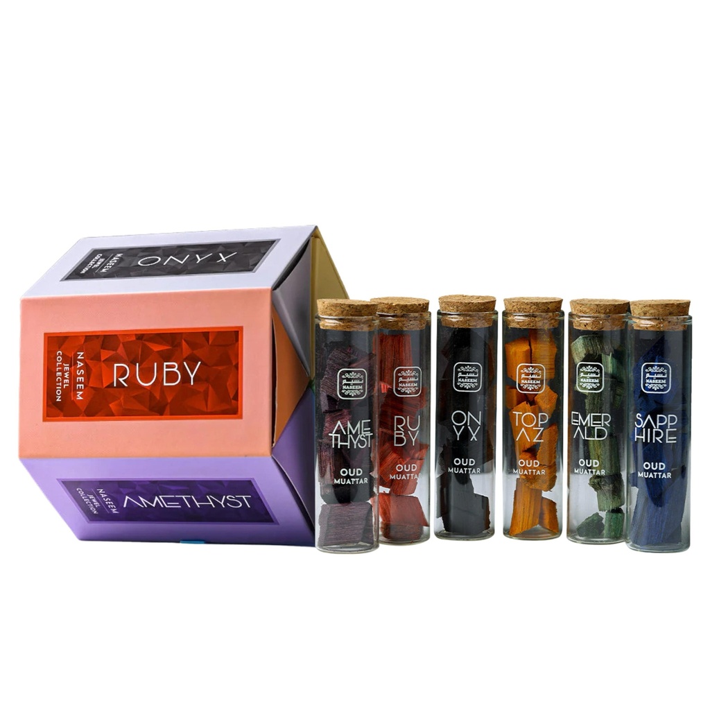 Nice Colors Set Non Alcoholic Bakhoor Muattar  90 GM - Jewel Collection By Naseem