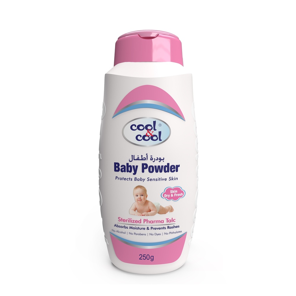 For Sensitive Skin Baby Powder  250 GM -  By Cool&Cool
