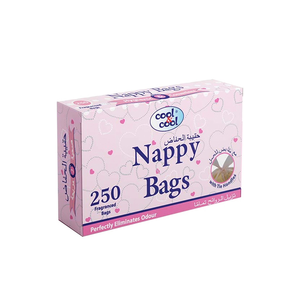 Fragranced Nappy Bags  250 Pcs -  By Cool&Cool
