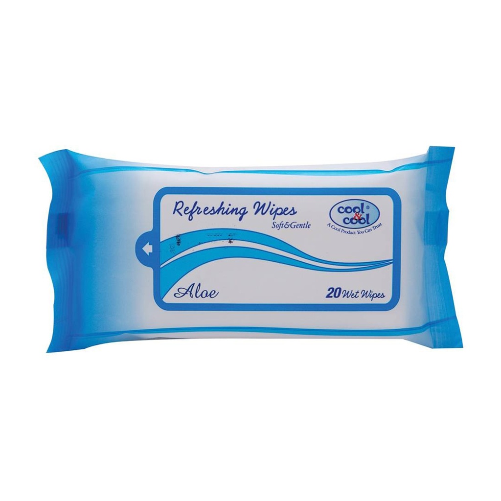  Wipes  20 Pcs -  By Cool&Cool