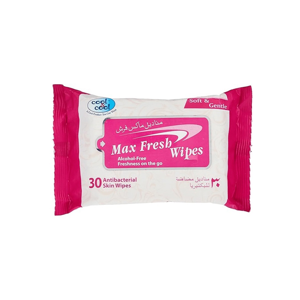  Wipes Max Fresh 30 Pcs -  By Cool&Cool