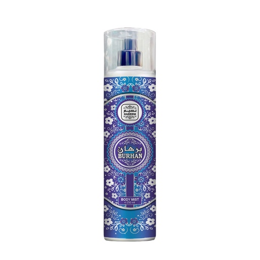 Burhan Non Alcoholic Body & Hair Mist  250 ML -  By Naseem
