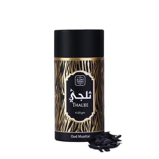 [F1855] THALJEE Non Alcoholic Bakhoor Muattar  25 GM - Hard Box Collection By Naseem