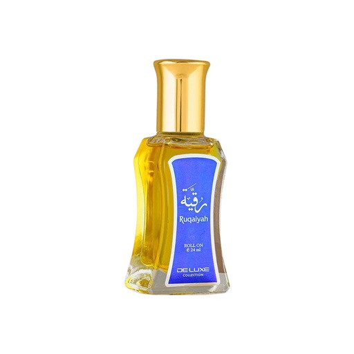 [DEL36107064] Ruqaiyah Oil Fragrance Roll On  24 ML - Deluxe Collection By Hamidi
