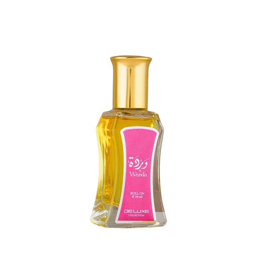 [DEL36107065] Warda Oil Fragrance Roll On  24 ML - Deluxe Collection By Hamidi