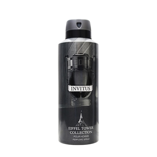 Invitus Deodorant Perfumed Body Spray  200 ML -  By Eiffel Tower