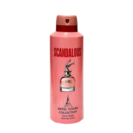  Scandalous Women Deodorant Perfumed Body Spray  200 ML -  By Eiffel Tower