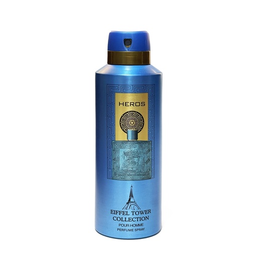 Heroes Deodorant Perfumed Body Spray  200 ML -  By Eiffel Tower