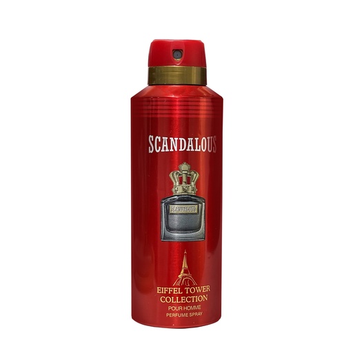 Scandalous Homme Deodorant Perfumed Body Spray  200 ML -  By Eiffel Tower