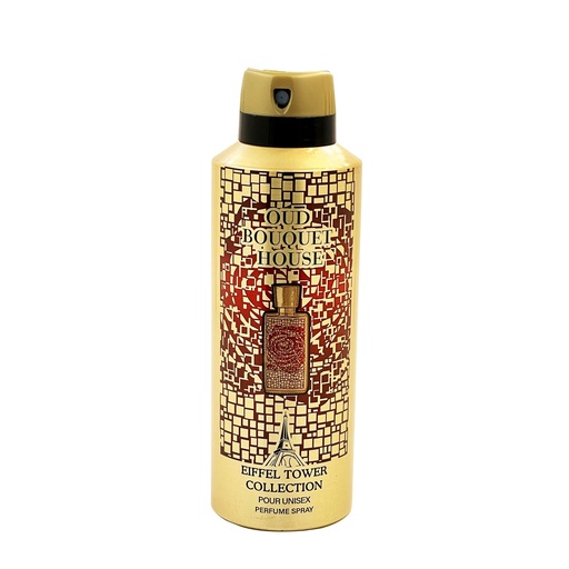 Oud Bcuquet Deodorant Perfumed Body Spray  200 ML -  By Eiffel Tower