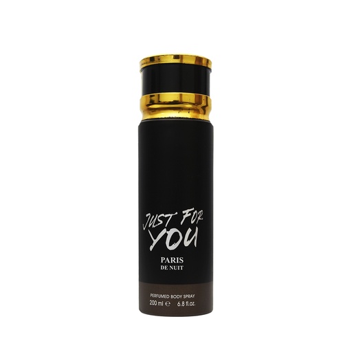 Paris De Nuit Deodorant Perfumed Body Spray  200 ML - Just for you By Armas