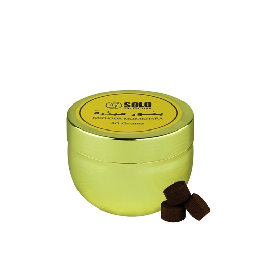 Mubakhara Non Alcoholic Bakhoor Tablets  40 GM - Solo Collection By Hamidi