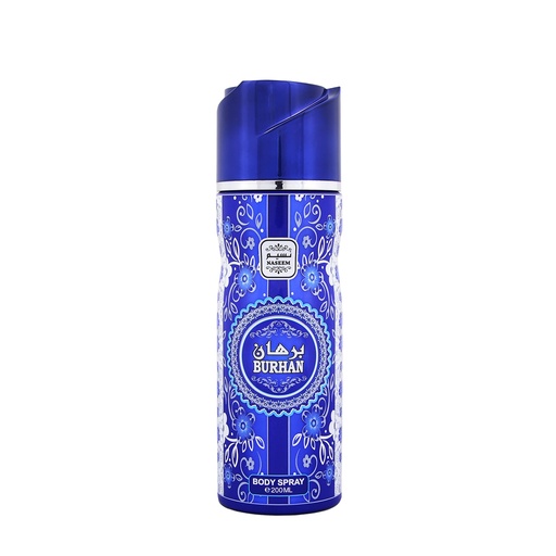 Burhan Non Alcoholic Perfumed Body & Hair Spray  200 ML -  By Naseem