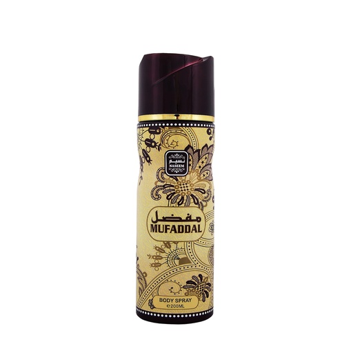 Mufaddal Non Alcoholic Perfumed Body & Hair Spray  200 ML -  By Naseem