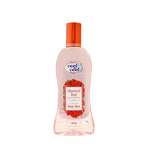 Rose Body Mist With vitamin B5 & Glycerin 250 ML - Flowers Collection By Cool&Cool