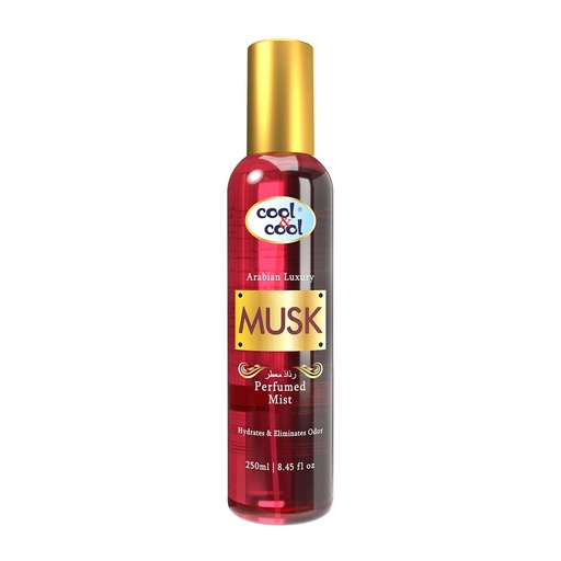 Musk Body Mist Anti Bacterial 250 ML - Arabian Collection By Cool&Cool