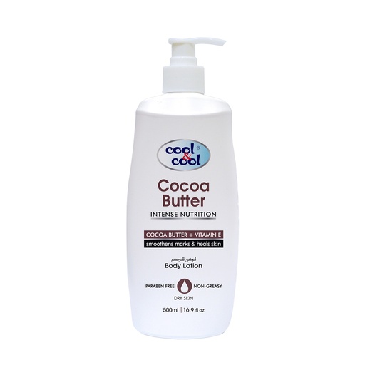 Cocoa Butter Body Lotion  500 ML -  By Cool&Cool