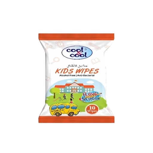  Baby Wipes Antibacterial 10 Pcs -  By Cool&Cool