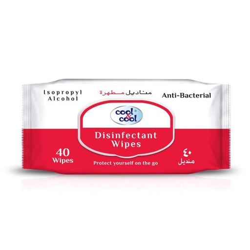  Wipes  40 Pcs -  By Cool&Cool